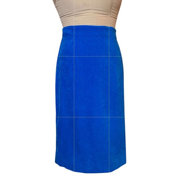 Leslie Fay Women’s Vintage Suit 2-Pieces Sz. 14 Blue Career - Picture 9 of 9